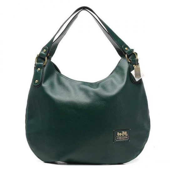 Coach City Logo Large Green Hobo BWD | Coach Outlet Canada